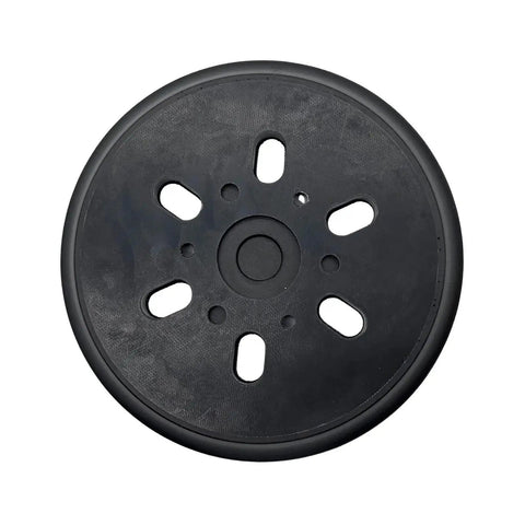 Snap-On 6 Inch Orbital Sander Replacement Pad Set Two Pack With Strong Hook Loop Grip, black pad for secure sandpaper hold.