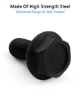 M8 x 18mm Flanged Bottom Bracket Bolts For MTB And Road Bikes 1.0 Thread Pitch 8mm Crank Bolts Square Taper Compatible High Strength Steel