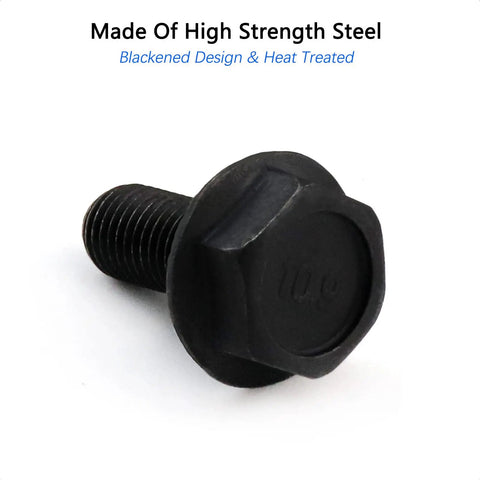 M8 x 18mm Flanged Bottom Bracket Bolts For MTB And Road Bikes 1.0 Thread Pitch 8mm Crank Bolts Square Taper Compatible High Strength Steel