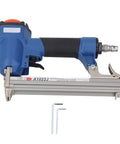 Professional Pneumatic Brad Nailer 20 Gauge Air Tool for trim tasks, featuring lightweight aluminum build and quick connect coupler.
