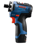 12V Max Brushless 1 Quarter Inch Hex Two Speed Screwdriver Bare Tool Lightweight At 1.3 Lbs With 300 Inch Pounds Torque And Up To 1,750 RPM For Fast Precise Driving And Easy Breezy Assembly in side view showing ergonomic handle and compact design.