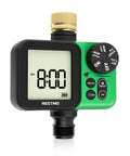 Oversized LCD Sprinkler Timer For Outdoor Hose Faucet, No Fuss Programmable Watering System With Brass Inlet, Rain Delay