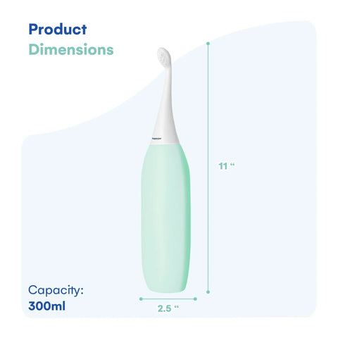 Portable Bidet On The Go 300ml Peri Bottle for Moms and Women Travel Ready Easy Bidet Version 2 product dimensions