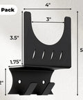 4 Pack Angle Grinder Holders Wall Mount Rack With Cord Hanger For 5 Inch Grinders Heavy Duty Garage Tool Organizer Dimensions