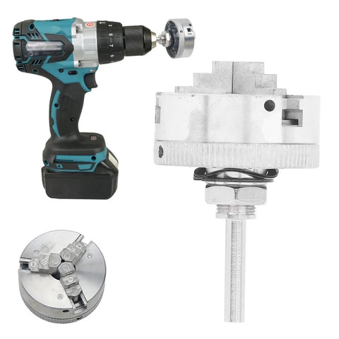 Heavy Duty 3 Jaw Lathe Chuck Set Aluminum Alloy Precision Workholding Accessory With 10 To 35 Millimeter Adjustable Clamp Range Slick Operation And Dang Precise Alignment Every Time