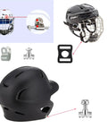 36 Piece Hockey Helmet Repair Kit Includes 6 R Shape Visor Clips 6 Rubber Gaskets 20 Screws With Nuts 4 Chin Strap Adapters And A Screwdriver For Hockey Football Baseball Softball shown with helmets and hardware details