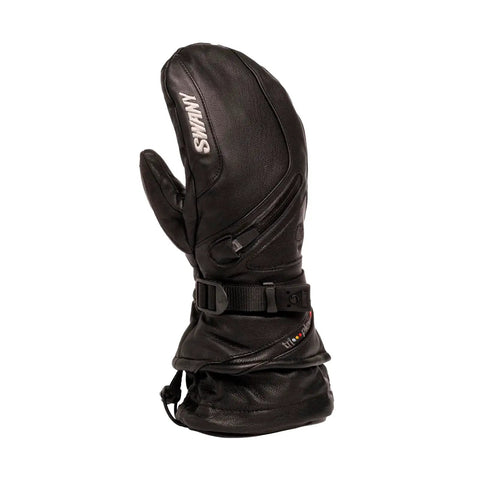 X Cell 2 Point 1 Leather Winter Mittens For Men Built Tough Yet Flexible Insulated Warmth With Dryfinger Waterproof Breathable Insert