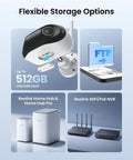 Ultra Wide 180 Degree Dual Lens 4K 8MP Security Camera With Dual Band WiFi 6 Motion Tracking Color Night Vision options