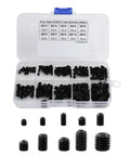 Pro Grade Heavy Duty Socket Screw Kit With 240 Piece Alloy Steel Grub And Wood Screw Set For M3 To M8 In A Durable Black Box