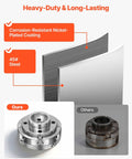 Comparison of Go To 4 Inch Wood Lathe Chuck with corrosion-resistant nickel-plated coating vs. a rusted model