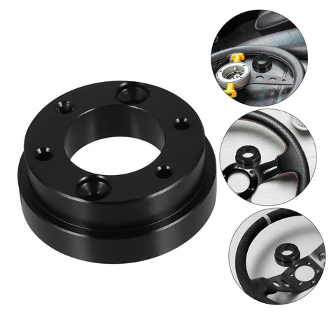 Racing Steering Wheel Adapter Plate for Cars Durable Wheel Adapter Easy Install Improves Control and Comfort