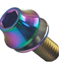 Colorful Titanium M5x12 Hex Bolts With Washers For Water Bottle Cage On Mountain Bike MTB Set Of 4 Beefy Strong Lightweight Screws