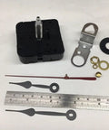 Battery Clock Movement Replacement Kit With Hands One And A Quarter Inch Shaft Fits Three Quarter Inch Dial DIY Clock Assembly And Repair
