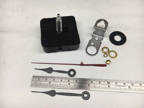 Battery Clock Movement Replacement Kit With Hands One And A Quarter Inch Shaft Fits Three Quarter Inch Dial DIY Clock Assembly And Repair