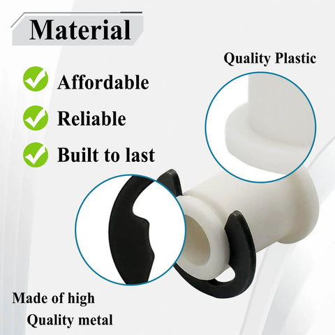 Four Sets Of Eight Shifter Cable Bushing Kit With Rubber And Metal Components For Automatic Transmissions detail image