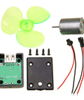 Portable Mini Wind Generator For Emergency Power And Phone Charging With 60Hz Output 6V Voltage And 4 Stroke Engine On The Go Outdoor Power Source components including motor, blade, and wiring visible.