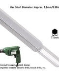 Heavy Duty Hole Saw Kit With Dust Bowl For Drilling Big Holes In Wood Plywood Smooth Drywall Jobs Includes Arbor Bit And Wrench For Fast Clean Cuts, 7.5mm hex shaft