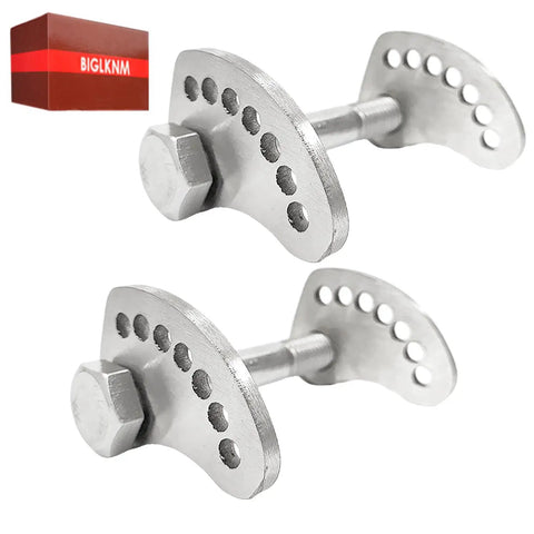 Upper Arm Caster Bolt Kit For Chevy Silverado And Gmc Sierra 1500 2500 3500 Trucks Suspension Hardware Adjustable Camber Parts two camber bolts in stainless steel.