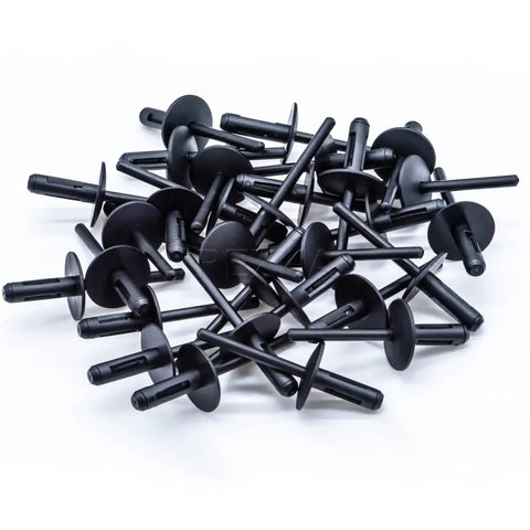 30 Pcs Fender Liner Rivets For BMW Wheel Arch Trim Bumper Cover Nylon Expanding Rivets 6mm Diameter