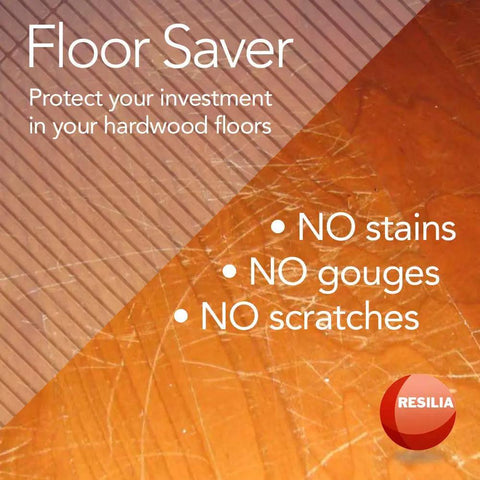 Clear Vinyl Floor Protector Runner For Hard Floors With Dual Pad Pattern, 36 Inches Wide By 25 Feet Long, shields against scratches
