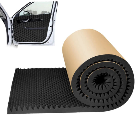Heavy Duty Acoustic Foam Panels 2Cm Thick Plug And Play High Density Soundproofing Tiles for car door panel setup.