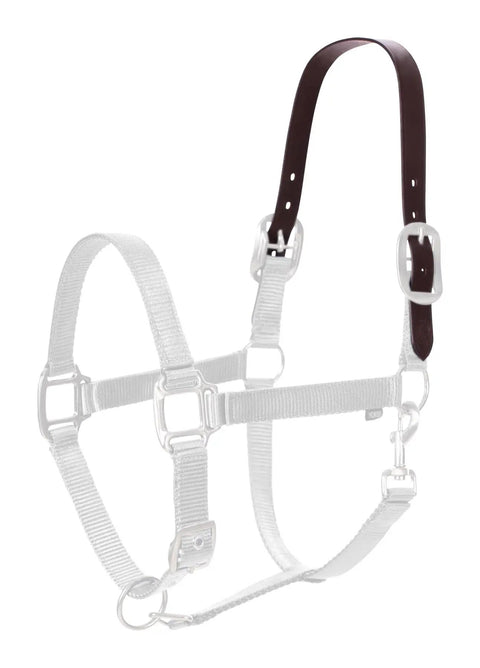 Replacement Crown Piece For Breakaway Safety Halter Brown Easy Side Hole Swap Compatible With Loki And Pegasus Durable Fit 