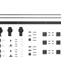 Barn door hardware kit for 52 Inch By 84 Inch Two Panel Shaker Hollow Core White Composite Bi Fold Door includes 63 Inch track