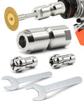 Angle Grinder To Die Grinder Adapter Kit Plug And Play With 5/8-11 To 1/4 And 1/8 Collets Quick Conversion Attachments With Wrenches