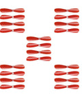 Replacement Mini Quadcopter Propeller Set With 20 Props For Small And Medium Drones Including 35mm 37mm 42mm 46mm Blades 0.8mm Shaft Individually Packaged Red 46mm Variant Easy Swap For UAVs