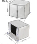 Hella Rugged Outdoor Ev Charger Cover For Electric Vehicles, 13x10.2x10.6 inches, thick PVC, protective case for charging ports.