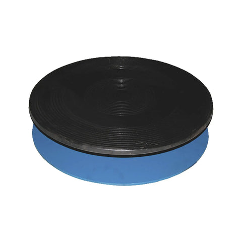Heavy Duty Manual Turntable With 500 Lb Capacity And Rubber Top Surface For Extra Grip, Built Tough Steel Construction, Easy Rotate Mechanism