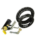 Propane Remote Fill Kit With Bracket For RV And LPG Tanks Extended Fill Accessory With Two 12 Foot Hoses and fittings