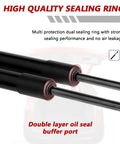 Heavy Duty Front Hood Gas Struts Built Tough As Nails For Toyota Camry 2018 To 2023 close-up showing high quality sealing ring and dual seal design.