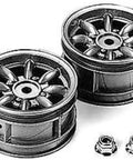 M Chassis Silver Rim Set For M06 M05 And M05RA RC Cars Two Rims For Mini Cooper Scale Model Tuning Part With Precision Fit