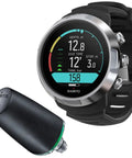 D5 Dive Computer With USB Cable And Pod Pack For Divers 100m Water Resistant Wireless Tank Pressure Vibration Alarms Display
