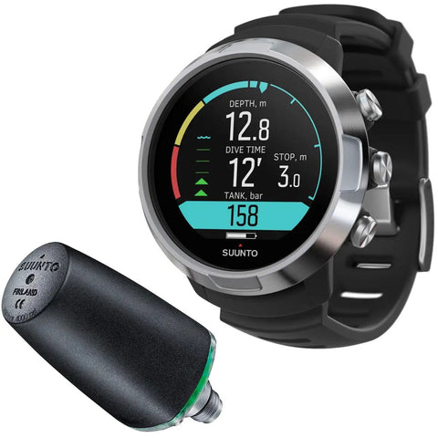 D5 Dive Computer With USB Cable And Pod Pack For Divers 100m Water Resistant Wireless Tank Pressure Vibration Alarms Display