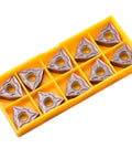 Ten Pack WNMG080408 Carbide Inserts For Lathe Tool Holders Pro Grade Precision Cutting For Metalworking Built To Last Durable Lathe Inserts 10 Count Set