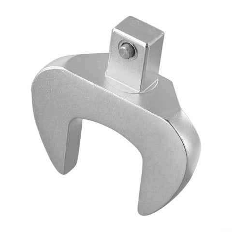 Interchangeable Open End Torque Wrench Head With 9x12mm Drive Insert Spanner showing a silver heavy duty bolt remover for 8 to 32mm fasteners.