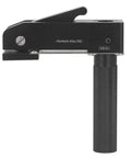 Desktop Quick Acting Holdfast Clamp Woodworking Bench Station With Hella Strong Grip Three Gear Locking System Router Hold Down Clip Solid Heavy Duty Build 20mm - Side view with textured handle and aluminum head.