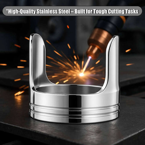 Double Pointed Plasma Torch Spacer Guide Compatible With IPT-45 IPT-60 PT60 Torches Stainless Steel Durable Metal Construction
