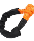 38,000 Lbs Synthetic Fiber Soft Shackle for Vehicle Recovery And Off Road Towing, Protective Sleeve, flexible design
