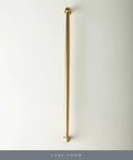 Single handle from Haywood 4 Pack Brushed Brass Cabinet Pulls 12.5 Inch Solid Zinc Alloy Handles for Kitchen Bathroom Dresser Drawers