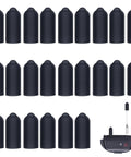 Prong Collar Rubber Sleeve 24 Pack For Shock And Anti Bark Collars 16 Mm Size Replacement Tips For Medium Hair Dogs