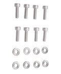 Stainless Steel Exhaust Manifold Screw Set For Ski Doo 600 HO And 800 Twin Engines M6 X 20mm Bolts With Lock Washers Easy Installation And Precise Fitment For OE Numbers 514054626 205062044 205562060 Y Pipe Kit Included, stainless bolts and washers