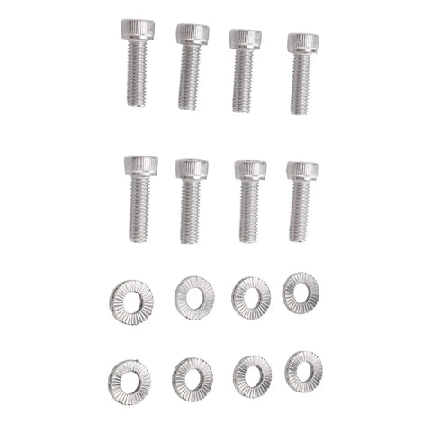 Stainless Steel Exhaust Manifold Screw Set For Ski Doo 600 HO And 800 Twin Engines M6 X 20mm Bolts With Lock Washers Easy Installation And Precise Fitment For OE Numbers 514054626 205062044 205562060 Y Pipe Kit Included, stainless bolts and washers