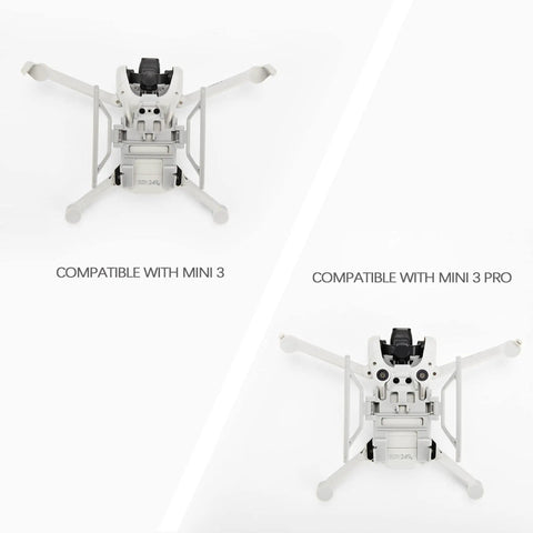 Extended Foldable Landing Gear Kit for Mini 3 and Mini 3 Pro shown on white background.