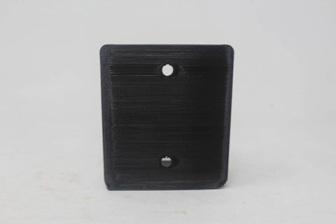 Front view of Slick 8 Pack Tool Mount Holders For 24V Power Tools Black Wall Mountable Organizers Durable PLA Construction