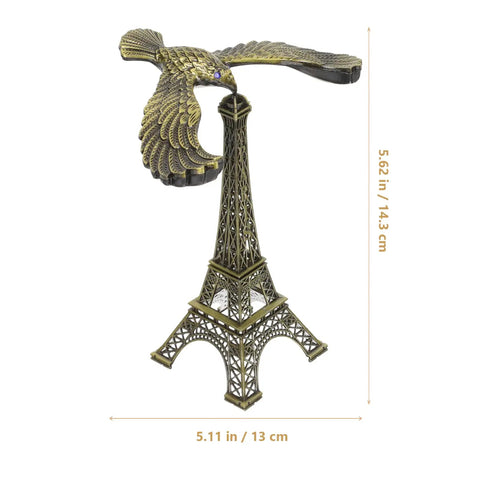 Hella Impressive Balancing Eagle Sculpture Desk Flex For Home Office Tabletop Shelf Decor Solid Wooden Base Centerpiece Adding Serious Visual Vibes To Any Living Area Or Workspace Today