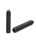 2Pcs High Carbon Steel M16X80MM Hex Socket Screw Thread Ball Plunger side view showcasing 80mm length and 8mm ball head.