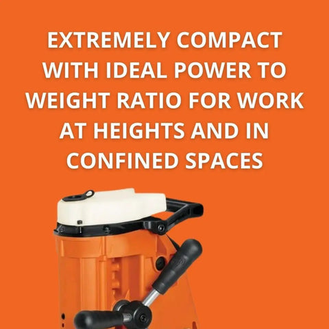 Professional Magnetic Drill Featuring Fixed Motor And Dual Sided Hand Feed Wheel Optimized For Confined Workspaces Delivers Serious Punch With Zero Extra Bulge Made For Hands On Crews Who Crave Consistent Accuracy On Any Job Site, compact design with dual side hand wheel.